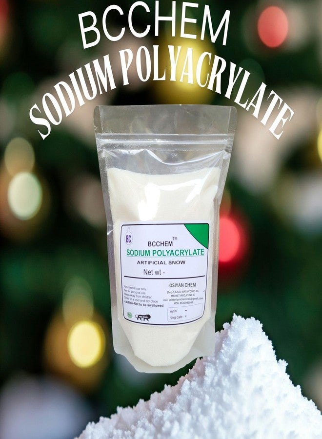 BCCHEM Sodium polyacrylate Powder |Artificial Snow|for Making Instant Snow | Safe & Non-Toxic (500 gm) - Image 2